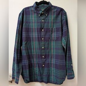 J Crew Plaid Button Down